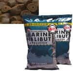 Dynamite Baits pelety Pre Drilled Marine Halibut 900g 14mm