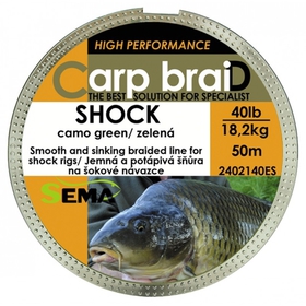 Suretti šňůra Shock Camo Green 50m 30lb