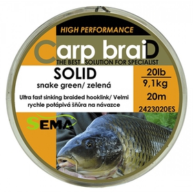 Suretti šňůra Solid Snake Green 10m 30lb
