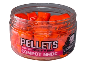 LK Baits Pelety v dipu Compot NHDC 60g 12mm 