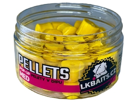 LK Baits Pelety v dipu Med 60g 12mm 