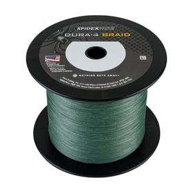 SpiderWire šňůra Dura4 Zelená 0,40mm 1m