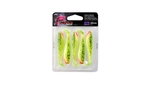 Fox Rage Sada gumových nástrah UV Zander Pro Ultra 10cm 5ks LEMONTIGER 