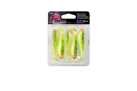 Fox Rage Sada gumových nástrah UV Zander Pro Ultra 10cm 5ks LEMONTIGER 