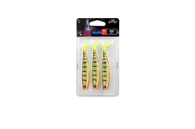 Fox Rage Sada gumových nástrah UV Pro Shad 10cm 3ks Perch