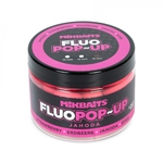 Mikbaits Plovoucí Boilie Fluo Jahoda 150ml 14mm