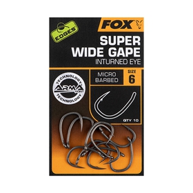 Fox Edges háčky Super Wide Gape In-Turned Eye vel.2 10ks 