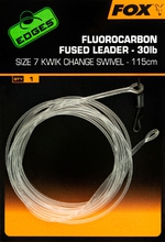 Fox Edges Fluorocarbon Fused Leaders Kwik Change vel.7