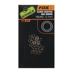 FOX kroužky Edges Kuro Coated Rig Rings 3,7mm 25ks