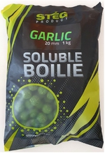 Stég Product Soluble boilie 1kg 20mm Česnek