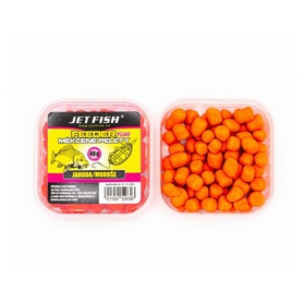 Jet Fish Fluo Měkčené pelety 40g Jahoda/Moruše