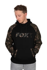 Fox Mikina Black/Camo Raglan Hoodie vel.XL