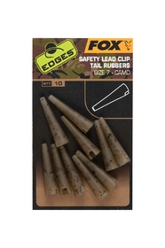 Fox Převleky Edges Camo Safety Lead Clip Tail Rubbers vel.7 10ks