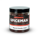 Mikbaits Spiceman Boilies v dipu 250ml 24mm Pikantní švestka
