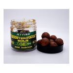 Jet Fish Boosterované Boilies Legend Range 250ml 24mm Seafood Švestka Česnek