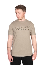 Fox Tričko Ltd LW Khaki Marl T vel. XL