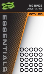 Fox Kroužky Edges Essentials Rig Rings 25 ks 3,7 mm
