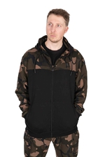 Fox mikina LW Black Camo Split Zip Hoody Velikost L