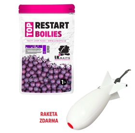 LK Baits boilies Top ReStart Purple Plum 1 kg 20 mm