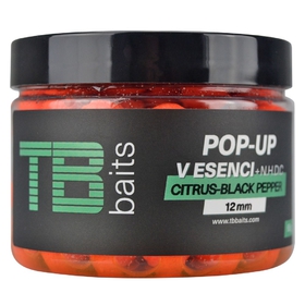 TB Baits Plovoucí Boilie Pop-Up Citrus - Black pepper + NHDC 65 g 16 mm