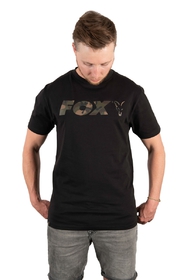 Fox Tričko Black Camo Chest Print T-Shirt velikost L
