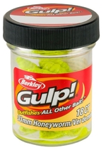 Berkley Gulp Honey Worm 3,3 cm Chartreuse 18 ks