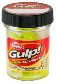 Berkley Gulp Honey Worm 3,3 cm Chartreuse 18 ks
