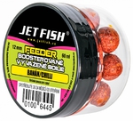 Jet Fish Feeder Boosterované vyvážené boilie Banán Chilli 60 ml 12 mm