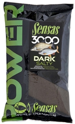 Sensas Krmítková Směs 3000 Power Dark Salty 1 kg