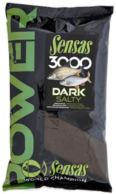 Sensas Krmítková Směs 3000 Power Dark Salty 1 kg