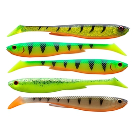 Daiwa Gumová nástraha Prorex Slim Shady Flash Set 7,5 cm 5 ks