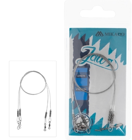 Mikado Ocelové lanko Jaws 30 cm 12 kg 2 ks