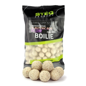 Stég Product Boilie Long Life 20 mm 800 g N-Buyiric Acid Plum 