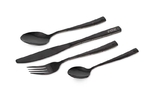 FOX sada příborů Cookware Black Stainless Cutlery Set