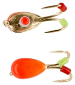 Mikado Marmyška Ice Bug 4 mm 4ks Oranžovo Zlatý