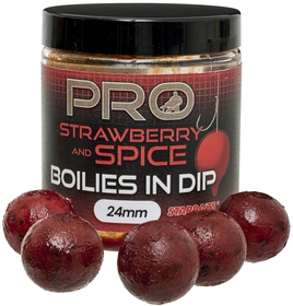 Starbaits Boilies v Dipu Pro Strawberry Spice 150 g 20 mm