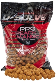Starbaits D-Solve Rozpustné Boilies Pro Peach Mango 2,5 kg 20 mm
