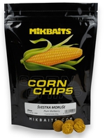 Mikbaits Boilie Corn Chips Švestka Moruše 300 g 20 mm