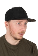 Fox Kšiltovka Black/Camo Flat Peak Snapback Hat