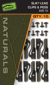 Fox Závěsky Edges Naturals Slik Lead Clip& Pegs vel.10 10 ks
