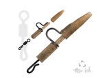 Zfish Závěska Heavy Duty Clip & Tail Rubber + QC 6 ks