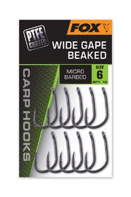 Fox Háčky Wide Gape Beaked Velikost 2 10 ks