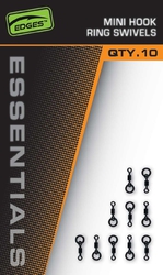 Fox Obratlíky Edges Mini Hook Ring Swivels 10 ks