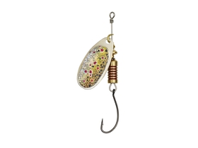 DAM Třpytka Singlehook Spinner vel.2 4g Brown Trout