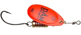 DAM Třpytka Singlehook Spinner vel.2 4g Sinking Red
