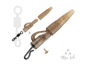 Zfish Závěska Lead Clip Set & Tail Rubber + QC 6 ks