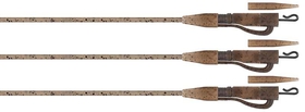 Fox Závěsky Edges Camo Tubing Leadclip Ready Rigs Size 7 3 ks