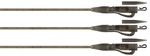 Fox Závěsky Edges Naturals Tubing Leadclip Ready Rigs Size 7 3 ks