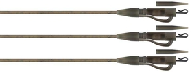Fox Závěsky Edges Naturals Tubing Leadclip Ready Rigs Size 7 3 ks