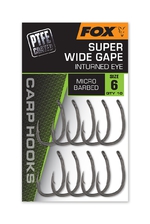 Fox Háčky Super Wide Gape (Inturned Eye) Velikost 4 10 ks